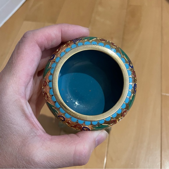New small decorative cloisonné vase - Picture 4 of 4